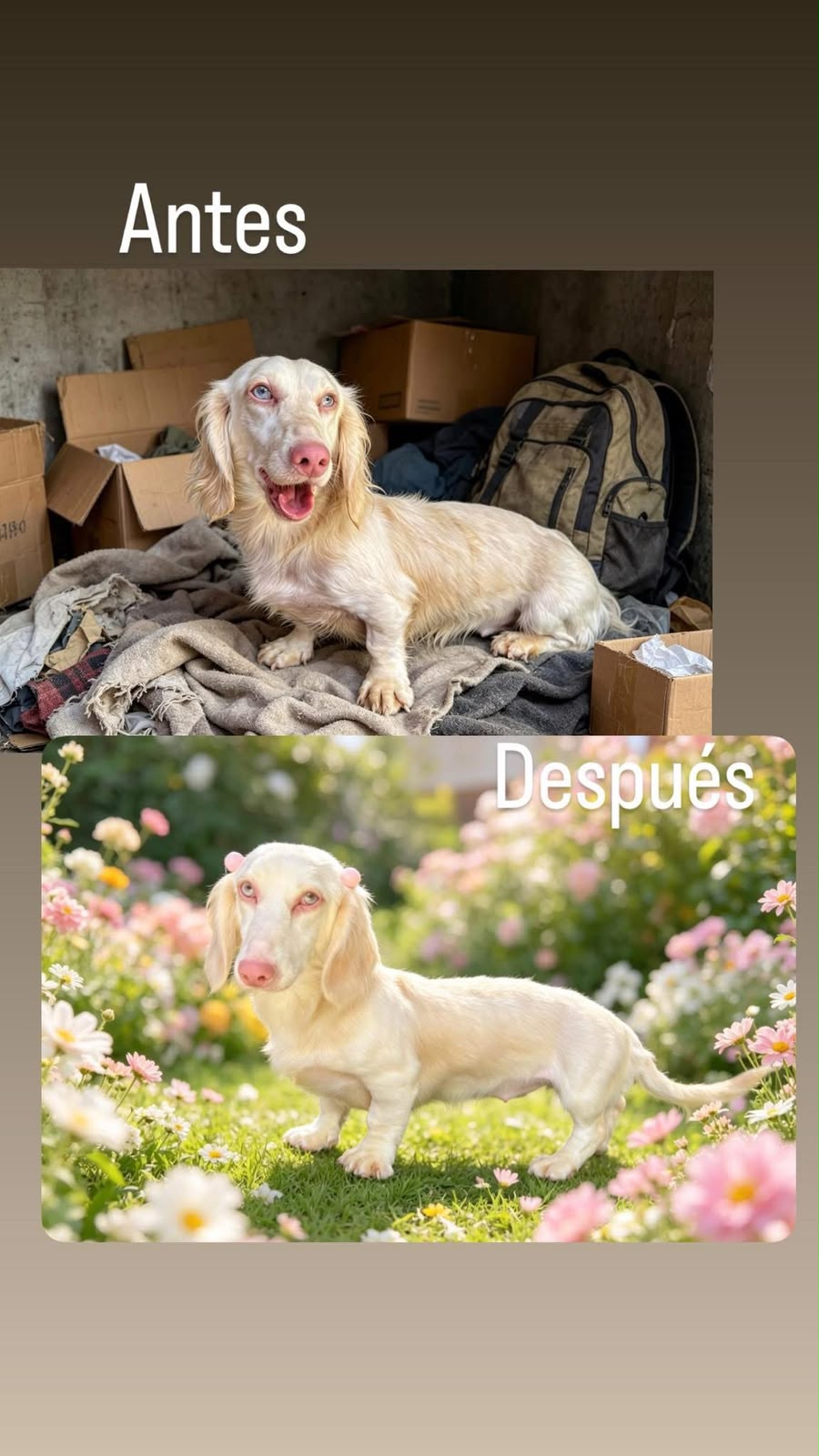 Transformación y spa en Dachshund